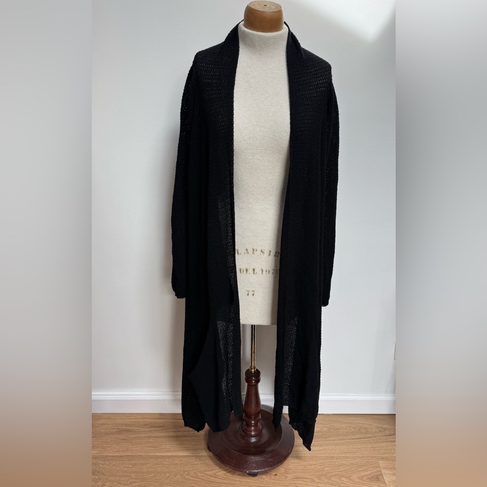 Ruti Haven Knit Wrap Cardigan Women S/M Drapey Crossover Relaxed - Picture 5 of 13